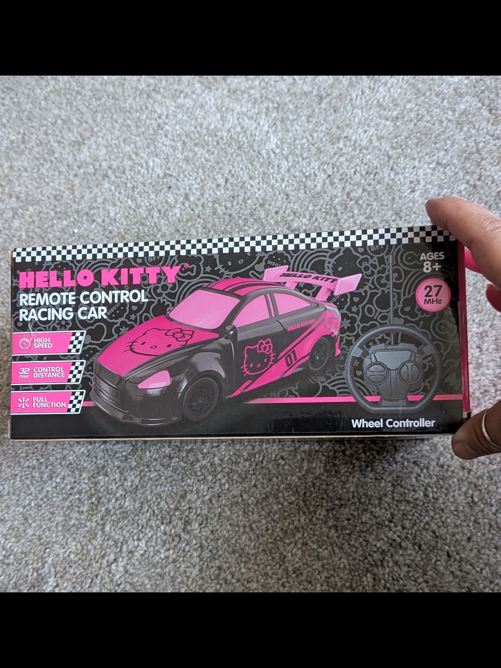 Hello Kitty Pink Remote Control Racing Car - Kids Toy - Picture 2 of 3